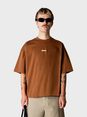 Woodbird WBBeam Lion T-Shirt | Brown