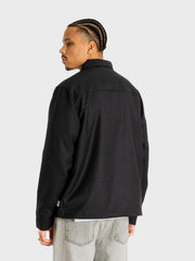 Woodbird WBBrove Nickel Overshirt | Black