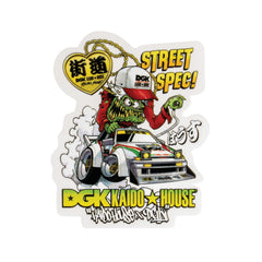 DGK x Kaido House Wide Open Sticker Multi