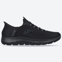 Men's Wide Fit Skechers Slip-ins 232457 High Range Summits Trainers -  Black