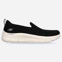 Women's Wide Fit Skechers 124957 Walk Flex Bright Trainers