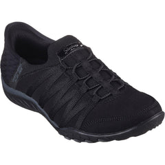 Women's Wide Fit Skechers 100593 Breathe Easy Roll Shoes