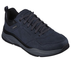 Men's Wide Fit Skechers 210021 Benago Hombre Walking Trainers - Navy