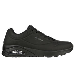 Men's Wide Fit Skechers 52458 Uno - Stand On Air Walking Trainers