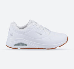 Men's Wide Fit Skechers 200054EC Uno SR Trainers - White