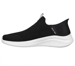 Men's Wide Fit Skechers 232450W Slip-ins Ultra Flex 3.0 - Smooth Step Trainers - Black