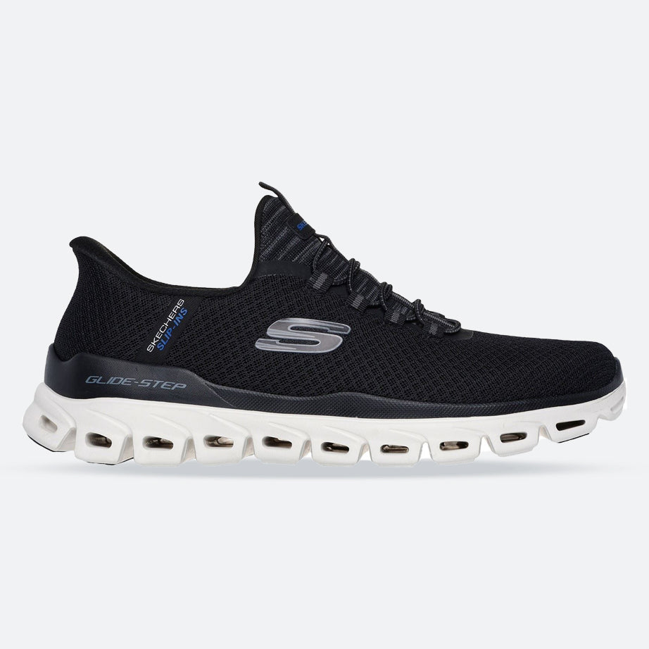 Men's Wide Fit Skechers 233010 Slip-ins Glide Step Noxus Trainers