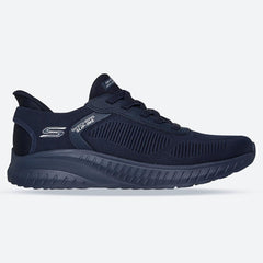 Men's Wide Fit Skechers Slip-ins 118312 Bobs Sport Squad Chaos Solid Step Trainers