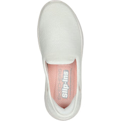 Women's Wide Fit Skechers 124963 Slip-ins Go Walk Flex Relish Trainers
