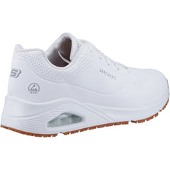 Men's Wide Fit Skechers 200054EC Uno SR Trainers - White