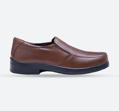 Mens Wide Fit Tredd Well Camelot Slip On Shoes - Tan