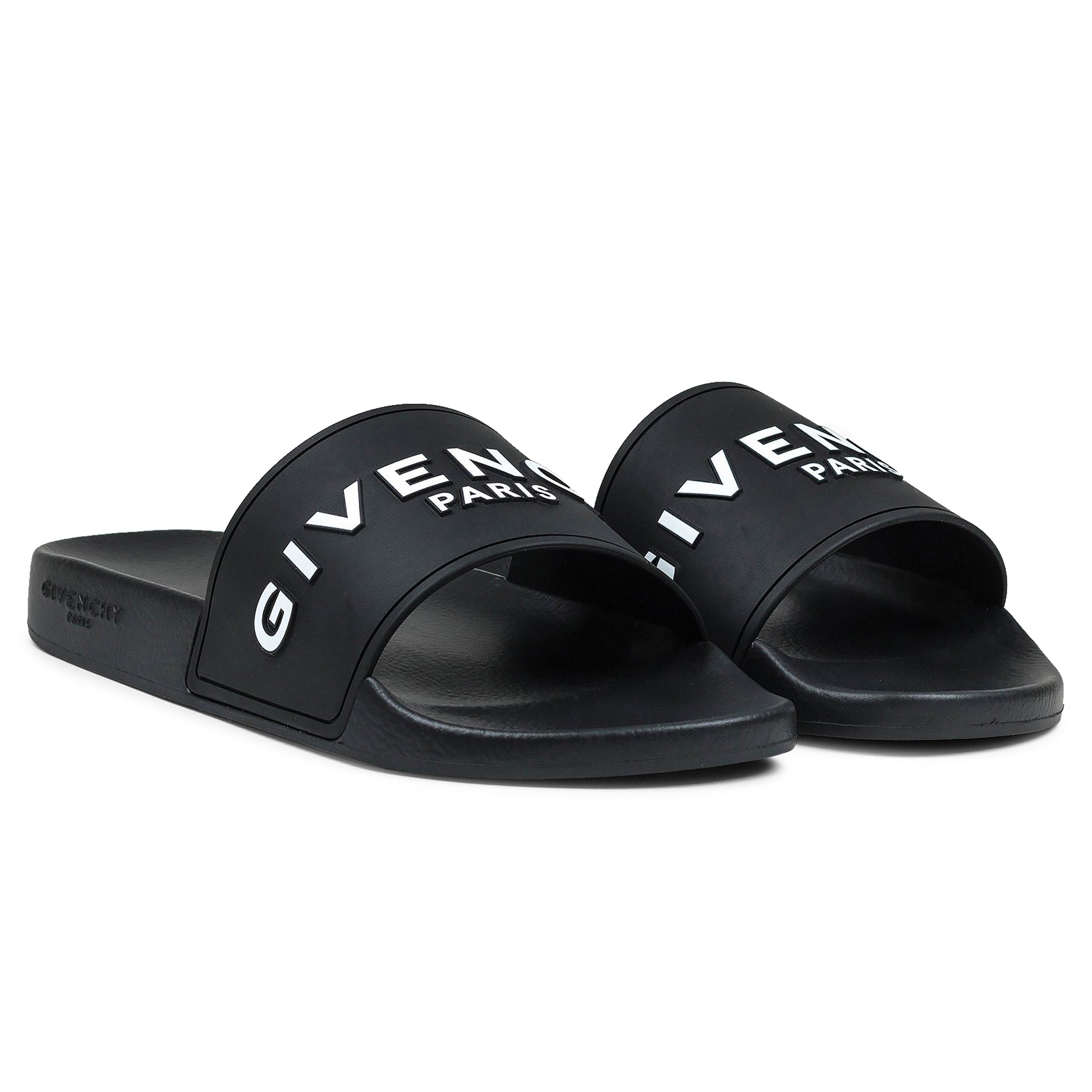 Givenchy Paris 3D Black Pool Slides