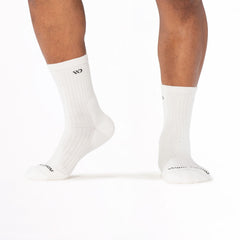 Solid Cushioned Micro Crew Socks