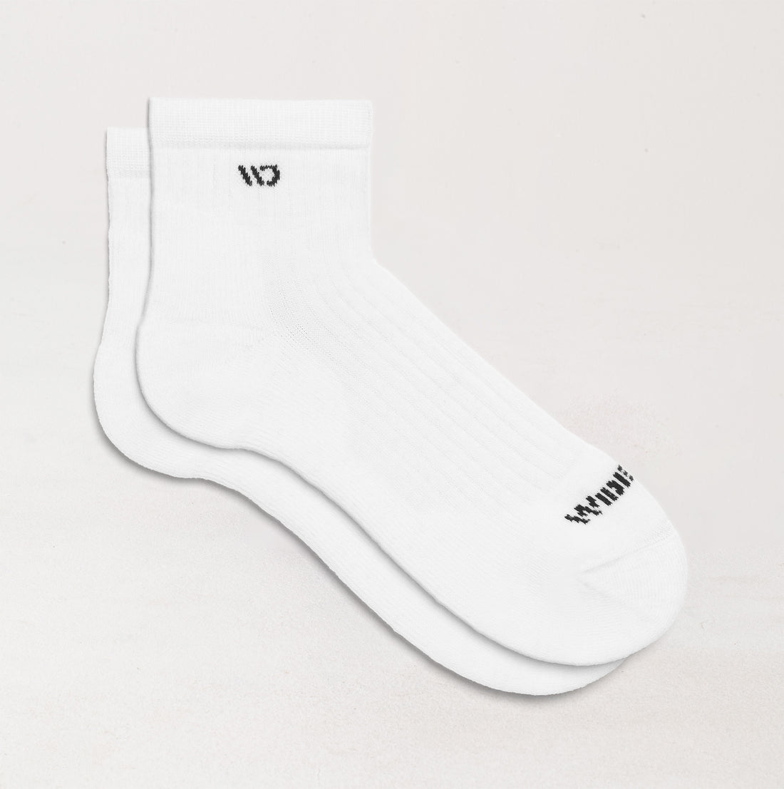 Solid Cushioned Quarter Socks