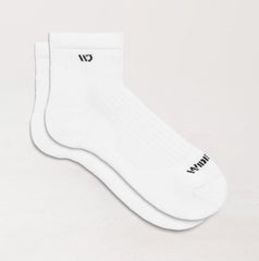 Solid Cushioned Quarter Socks