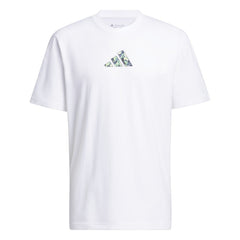 Adidas Basketball Men Lil Stripe Photoreal Graphic Tee White IN6376
