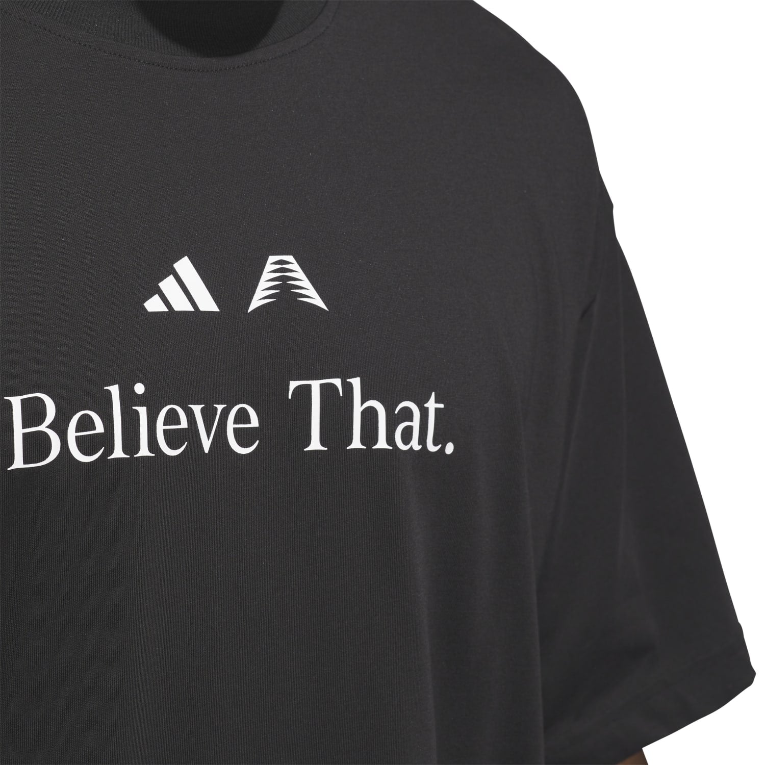 Adidas Men Anthony Edwards Believe T-Shirt Black JM7951