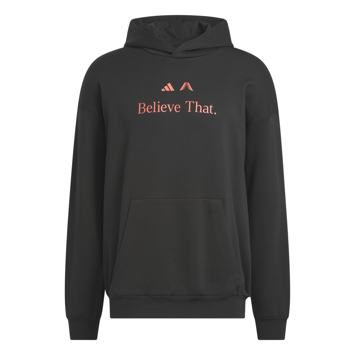 Adidas Men Anthony Edwards Believe That Hoodie Black