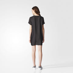 ADIDAS ORIGINALS TREFOIL TEE DRESS BLACK WOMEN BR4552