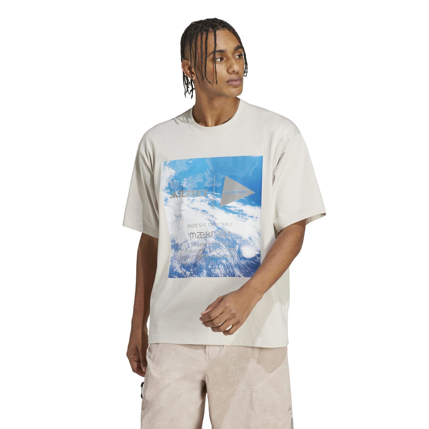 Adidas Outdoor Men AWD Graphic Tee White HR7141