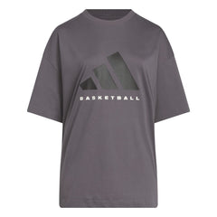 Adidas Unisex Adidas Basketball Tee Gray JC7834