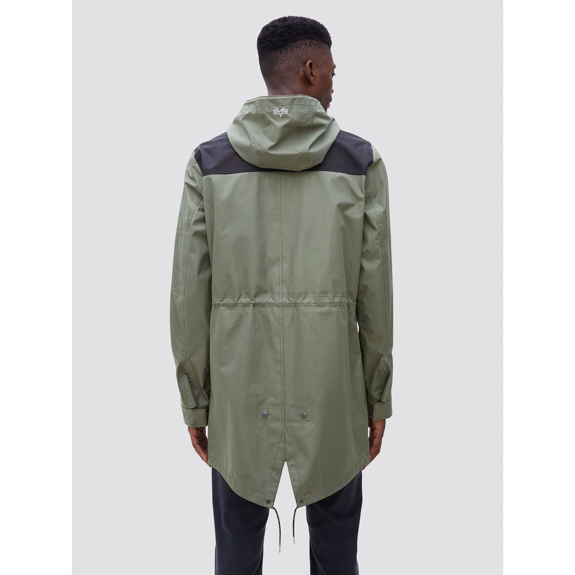 Alpha Industries Deluge Ripstop Fishtail Field Coat Sage Men MJD49000C1-310