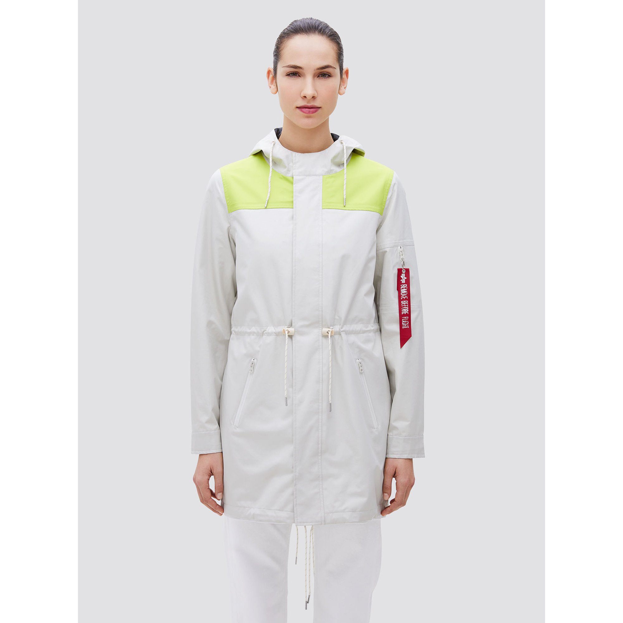 Alpha Industries Deluge Ripstop Fishtail Vintage White Women WJD49000C1-101