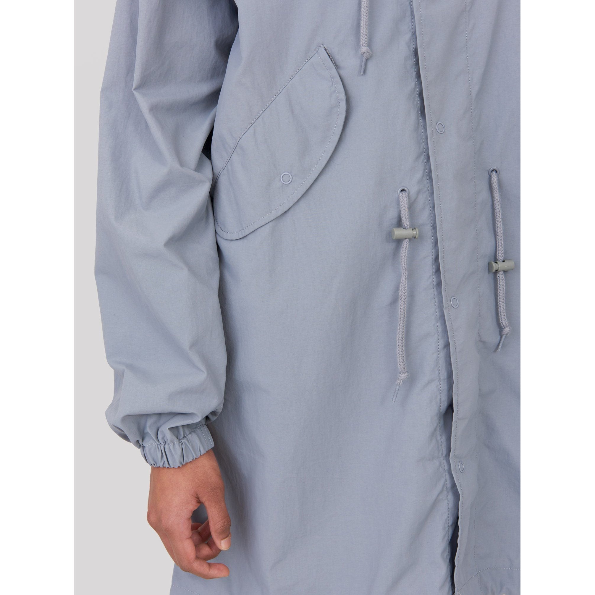 Alpha Industries Shell Fishtail Parka Cadet Grey Women WJS49000C1-053