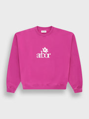 Arbor Antwerp Arbor Flower Crewneck Sweater | Pink