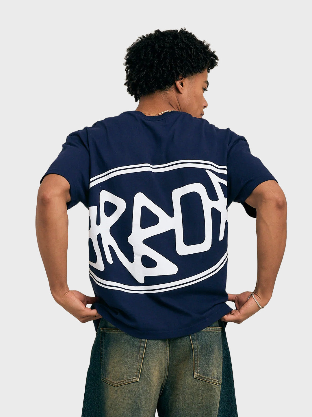 Arbor Antwerp Big Logo T-Shirt | Navy