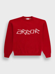 Arbor Antwerp Halftone Arbor Icon Knitted Sweater | Red