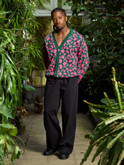 Arbor Antwerp Leopard Cardigan | Pink