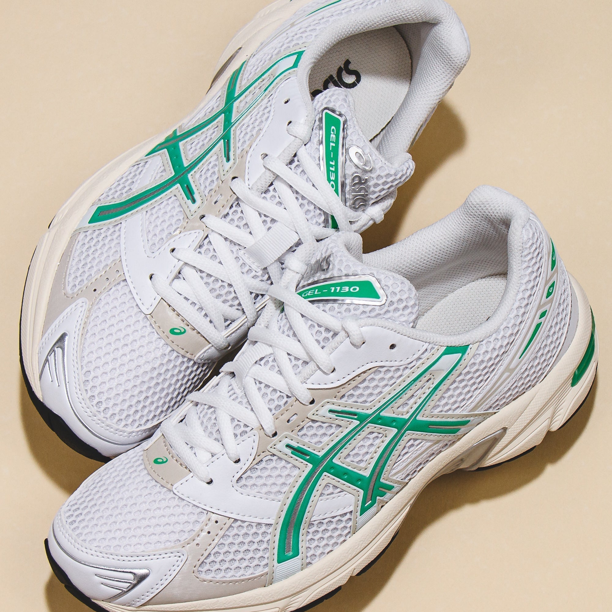 Asics Women Gel-1130 White Green 1202A164-114