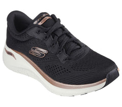 Women's Wide Fit Skechers Arch Fit 150067 2.0 Glow The Distance Trainers