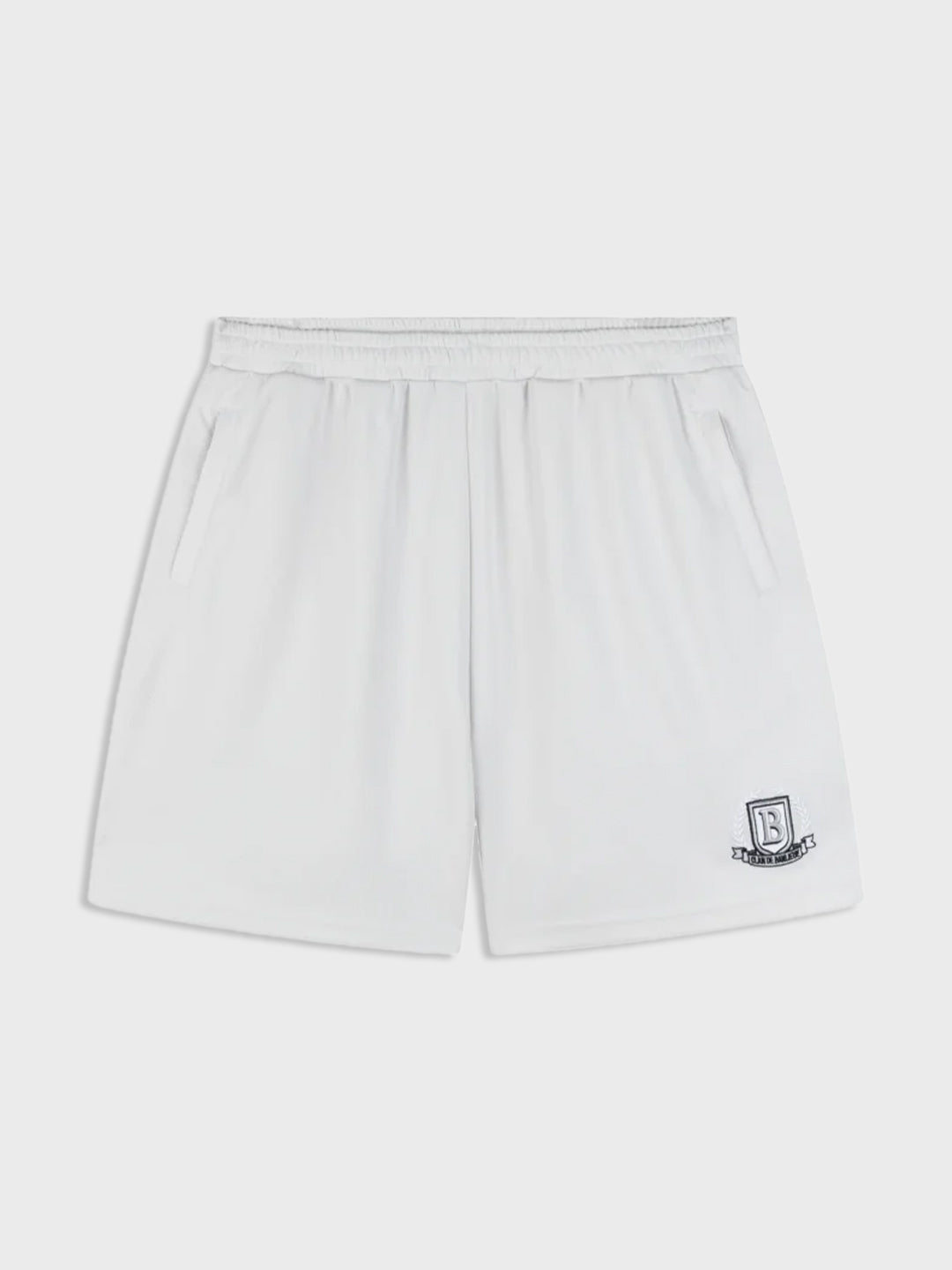 Banlieue Crest Mesh Shorts | Cloud Grey