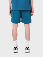 Banlieue Crest Mesh Shorts | Steel Blue