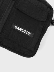 Banlieue Script Side Bag | Black