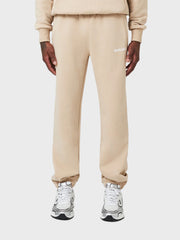 Banlieue Script Sweatpants | Beige