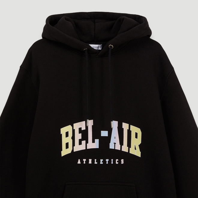 Bel-Air Athletics Men College Regular Hoodie Pastel Black