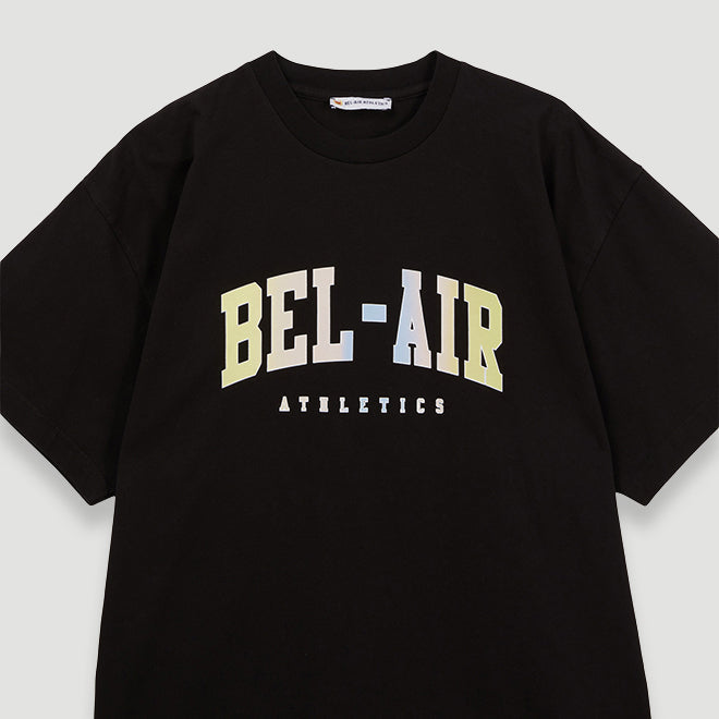Bel-Air Athletics Men College T-Shirt Pastel Black