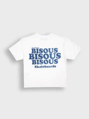 Bisous Skateboards Grease T-Shirt Kids | White