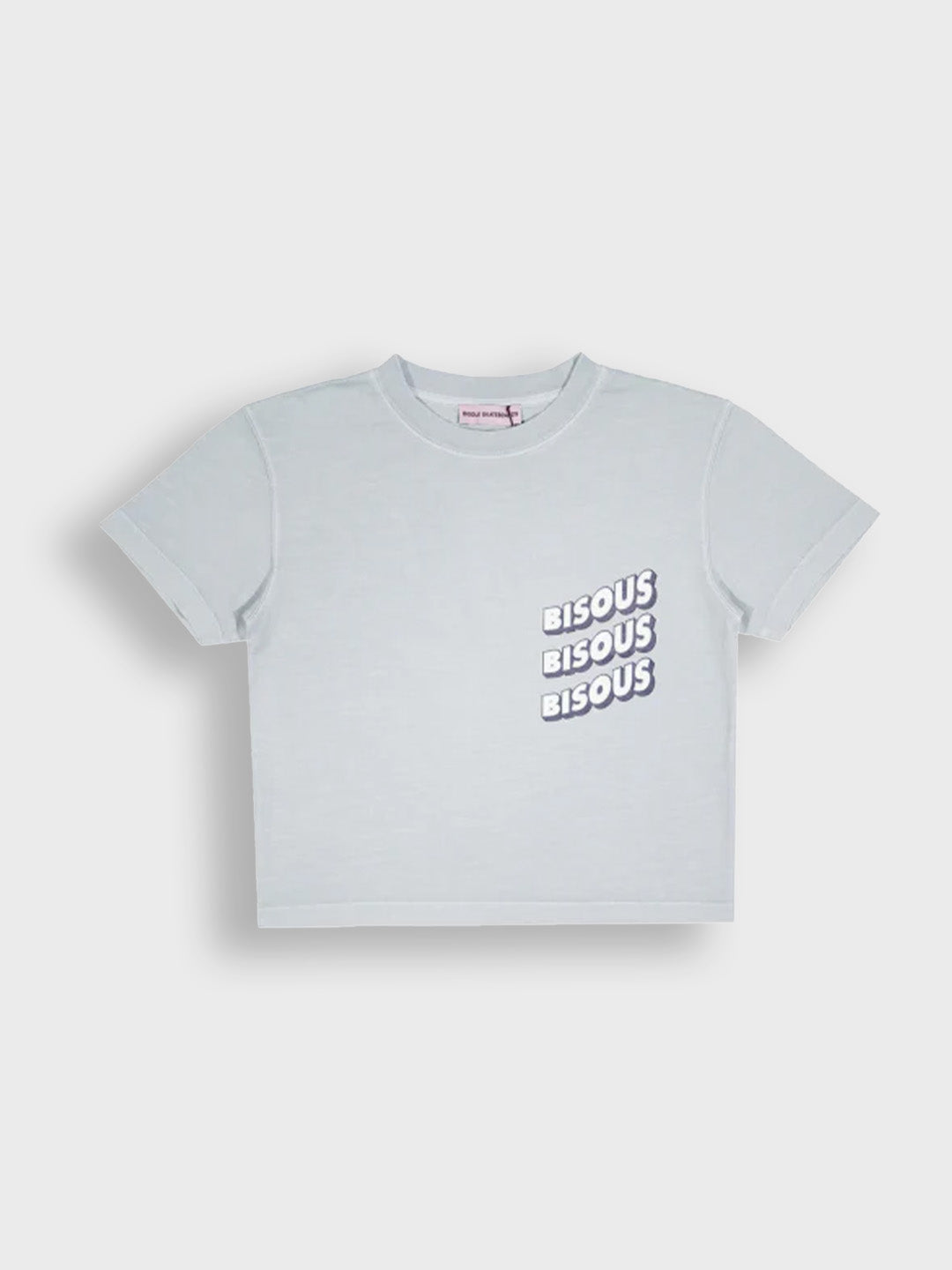 Bisous Skateboards Sonics T-Shirt Kids | Light Grey