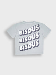 Bisous Skateboards Sonics T-Shirt Kids | Light Grey