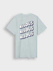 Bisous Skateboards Sonics T-Shirt | Light Grey