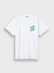 Bisous Skateboards Sonics T-Shirt | White/Green