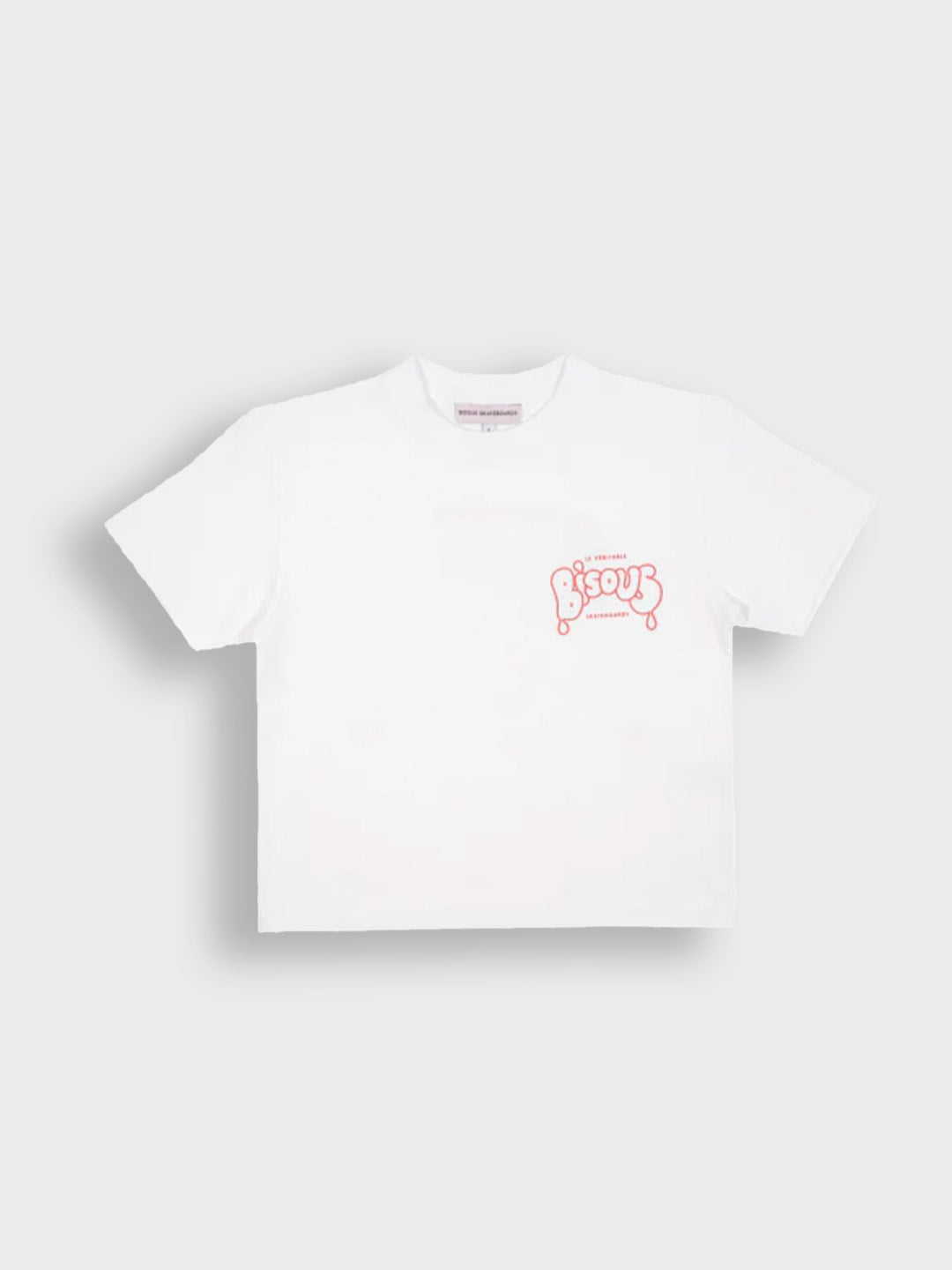 Bisous Skateboards Veritable T-Shirt Kids | White