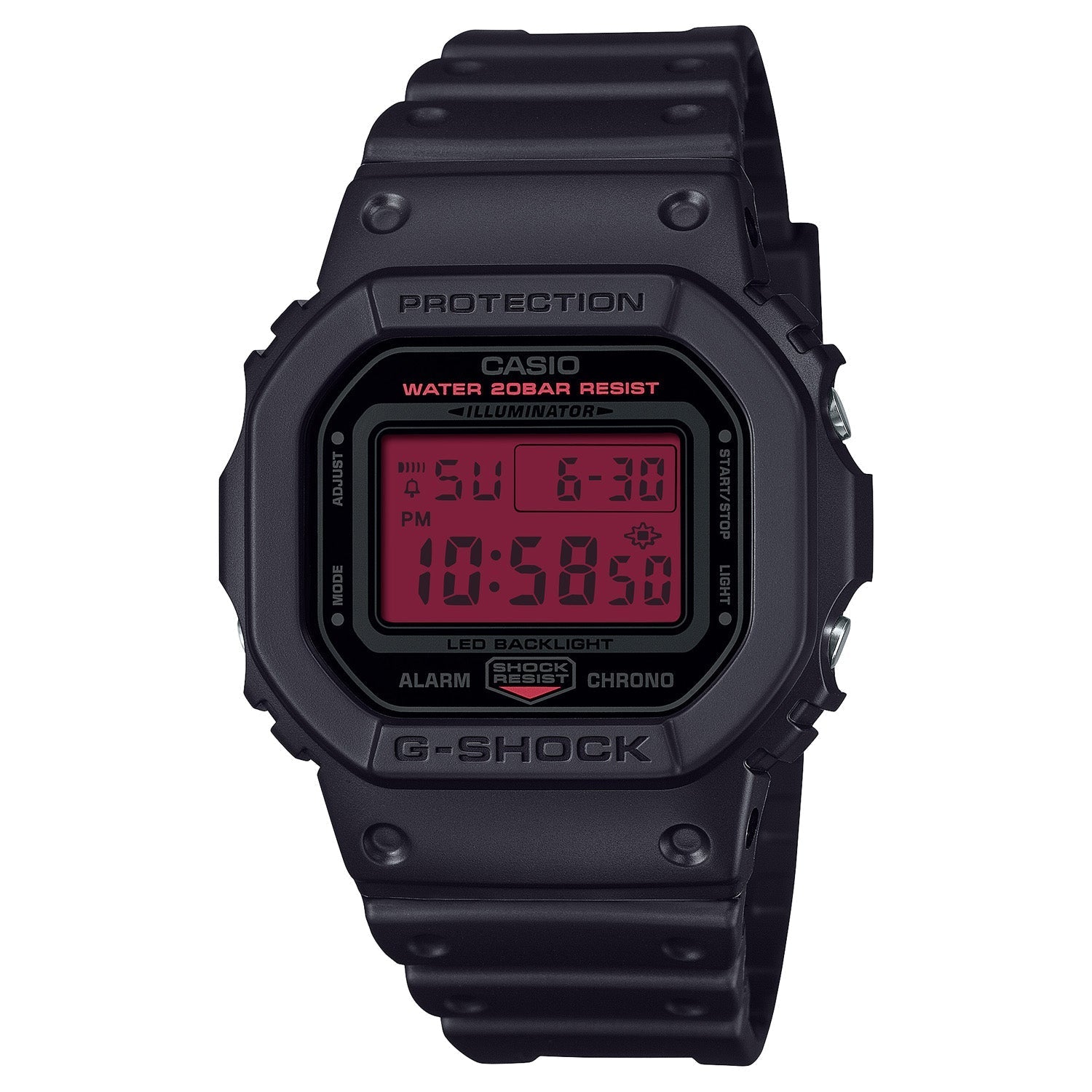 Casio G-Shock Digital 5600 DW5600BBR-1