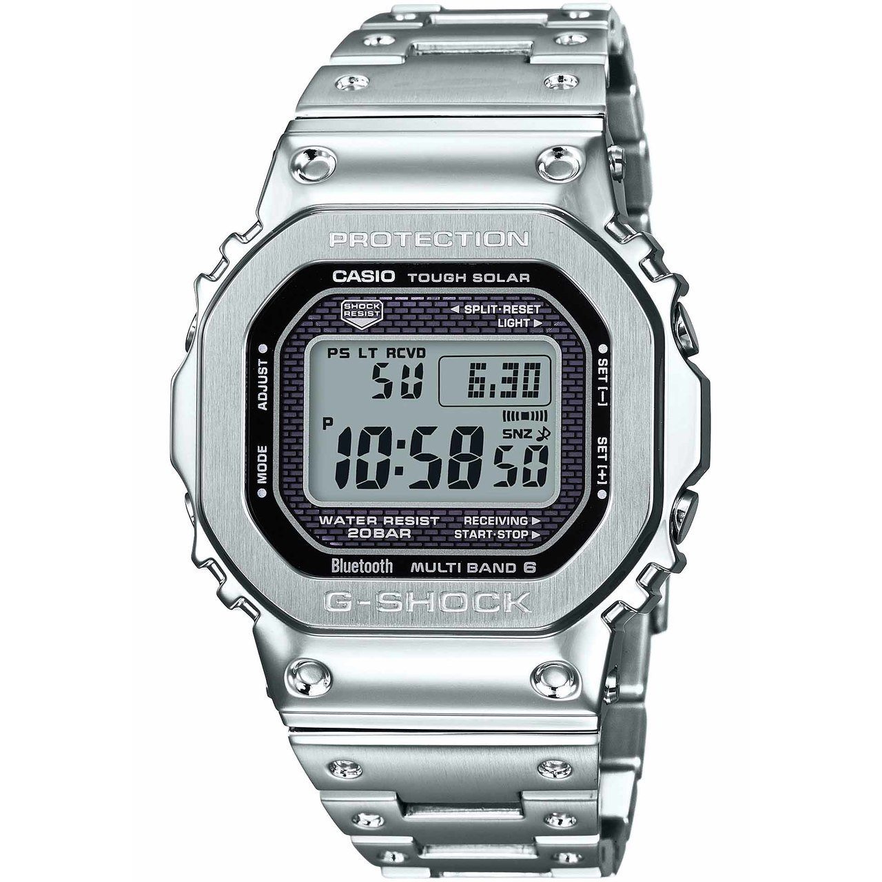Casio G-Shock Full Metal Steel Limited Edition Silver GMWB5000D-1