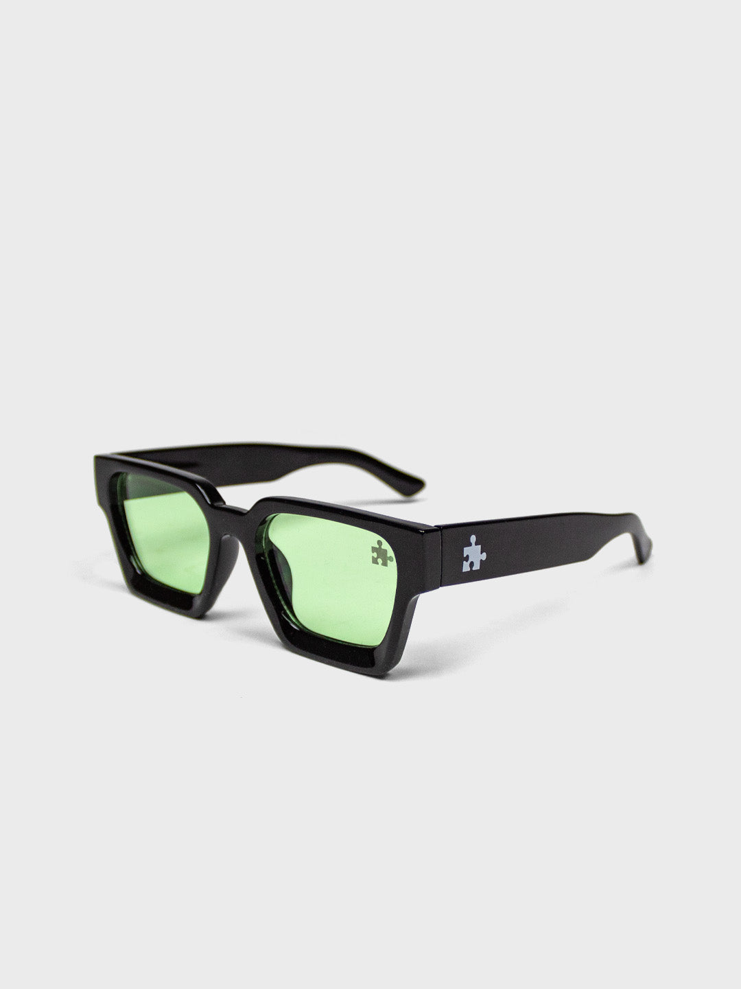 The Missing Piece Shades by Ricks Classic | Black/Green