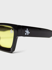 The Missing Piece Shades by Ricks Classic | Black/Yellow